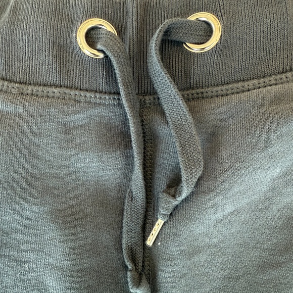 Helmut Lang - BRAND NEW - Yellow Logo patch sweatpants - Patrol Navy Blue - Picture 4 of 10